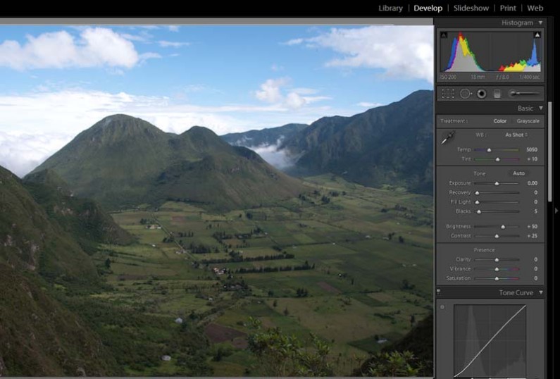 Lightroom-grad1 example: original image Example of using Graduated Filter in Adobe Lightroom: original image